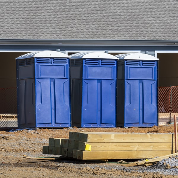 are there any restrictions on where i can place the porta potties during my rental period in Mansfield Washington